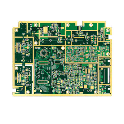 Un buen precio. Máscara de soldadura amarilla color FR4 PCB de alta capa con ancho de línea mínimo / espaciado de 3 mil / 3 mil en línea