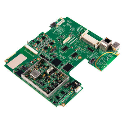 Un buen precio. Ensamblaje de PCB industrial de 4 capas probado con rayos X con máscara de soldadura verde y base FR4 en línea